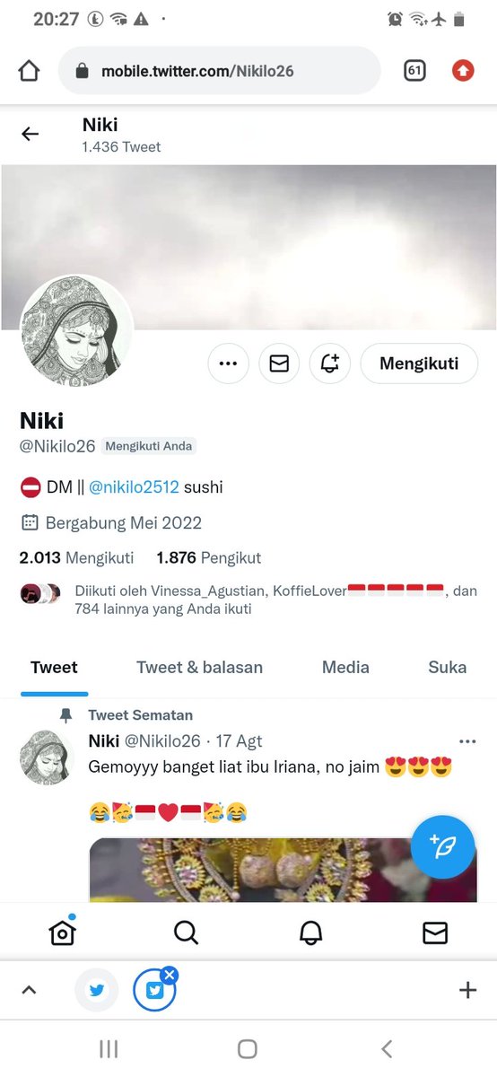 Gus_Syafa (@syaf_ml) on Twitter photo Gila Lo Ndro... Nih akun suhu followernya ga nambahยฒ.
Yukz mutualan dengan <a href="/Nikilo26/">ฤฑสฤฑN</a> 
100%โ
 pasti FB kecuali โKadrun N Omesโ Gila Lo Ndro... Nih akun suhu followernya ga nambahยฒ.
Yukz mutualan dengan <a href="/Nikilo26/">ฤฑสฤฑN</a> 
100%โ
 pasti FB kecuali โKadrun N Omesโ