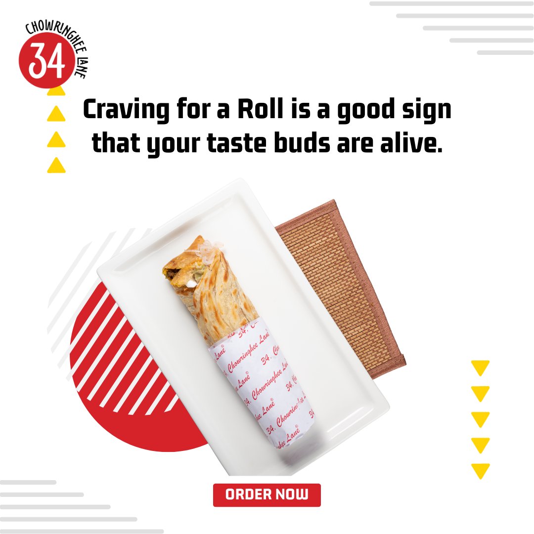 So, don't stop your taste buds from enjoying this tasty treat. 😄

#kathirolls #rolls #kathi #rolls #crunchy #mastfillings #kathiroll #authentickathiroll #crispykathi #rollkathi #foodphoto #foodspotting #foodinspiration #cravings #streetfood #tastyfood  #34CL #34chowringheelane