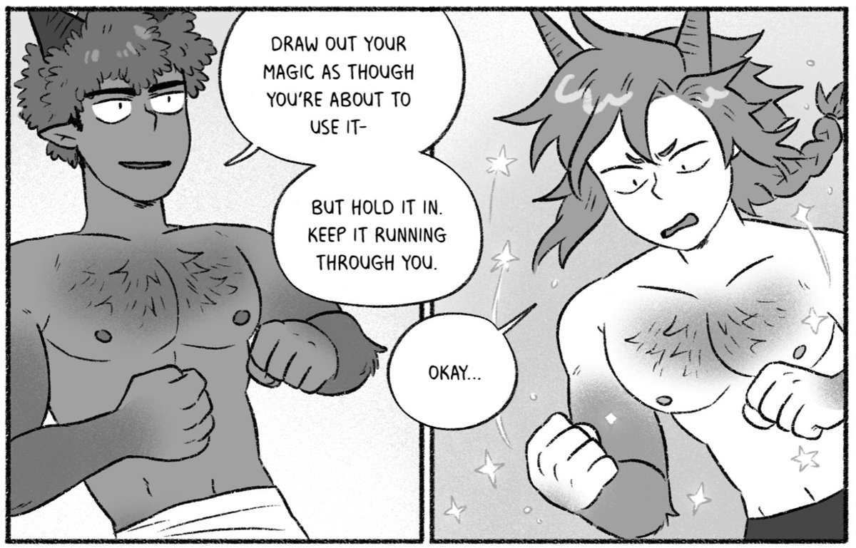 I forgot to make my update tweet yesterday but Sparks page 324 did in fact go up!! ✨✨
All I have to say about this page is. Titties 

✨https://t.co/h70VNlfhYW
✨Tapas https://t.co/nmhdkuL5Or
✨Support & read 100+ pages ahead https://t.co/Pkf9mTOqIX 