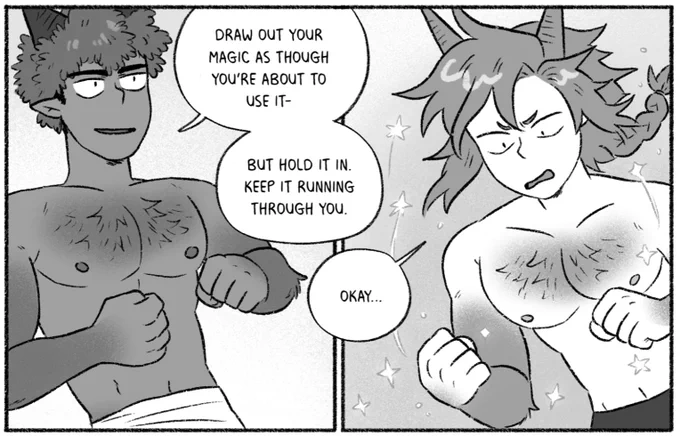 I forgot to make my update tweet yesterday but Sparks page 324 did in fact go up!! ✨✨
All I have to say about this page is. Titties 

✨https://t.co/h70VNlfhYW
✨Tapas https://t.co/nmhdkuL5Or
✨Support &amp; read 100+ pages ahead https://t.co/Pkf9mTOqIX 