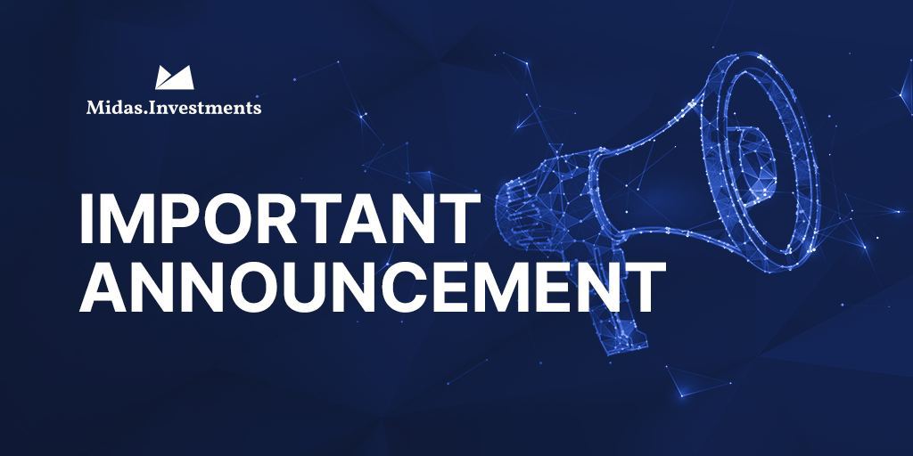 Midas_platform's tweet image. 🚨Withdrawls on the Midas platform have been resumed.

Go to the Midas platform and check your balance: midas.investments

For more information, please read this article: blog.midas.investments/the-launch-of-…