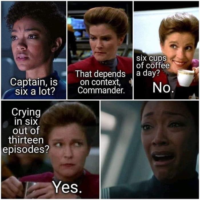TrekTrekkie's tweet photo. #startrek #thejaneway
From Discord https://t.co/1k56LTE0Bj