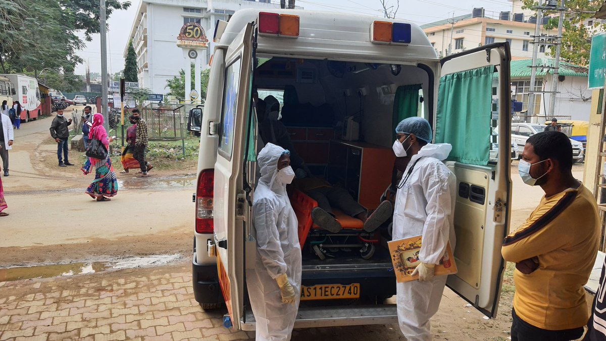 SilcharH's tweet photo. Please don't panic, maintain covid appropriate behaviour. Today a mock drill was conducted in presence of respected DC Cachar as instructed by HHM of India. SMCH is ready to face any future challenges. https://t.co/GZvq7trt1V