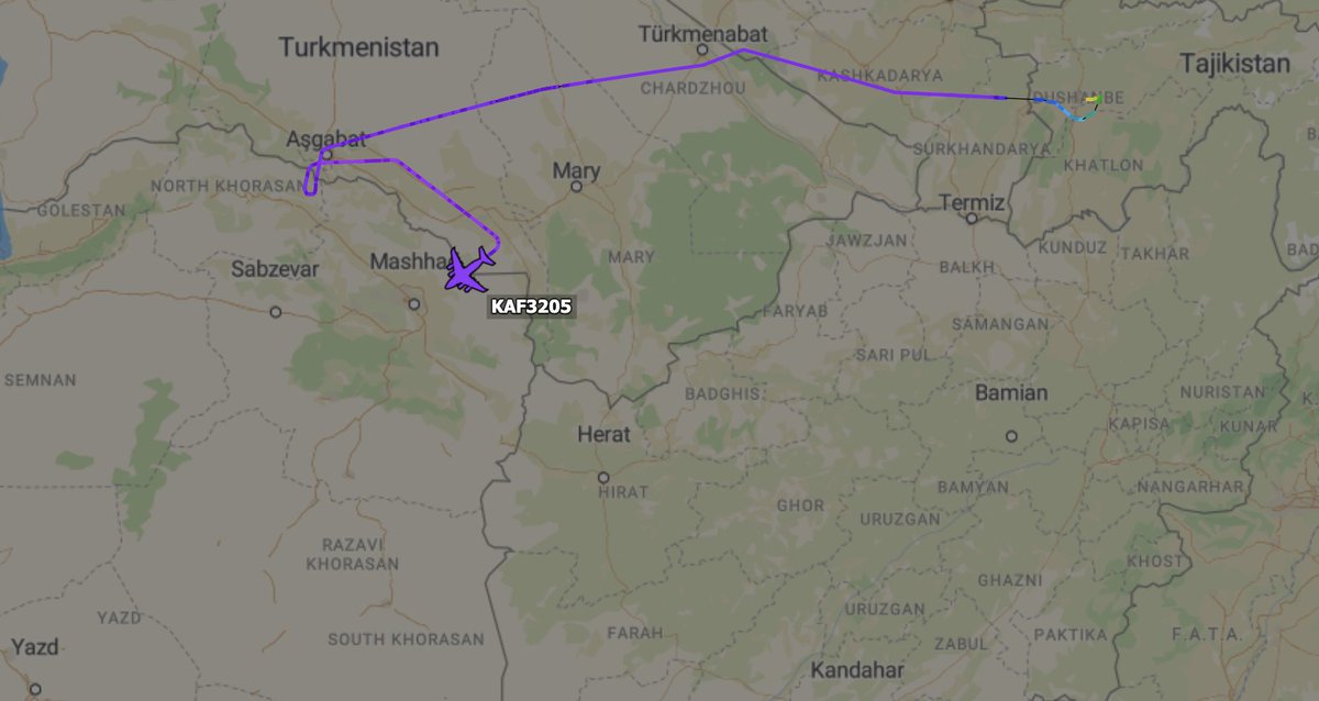 TheSnoopySnoop's tweet photo. #KAF3205 🇰🇼 Kuwait Air Force
❌Not permitted to enter Iran at that point?❌ 🤷
Airborne from Dushanbe, Tajikistan
C-17A Globemaster III KAF343
#avgeek #Planespotting #haveglass #aviation https://t.co/aVYoclgPba