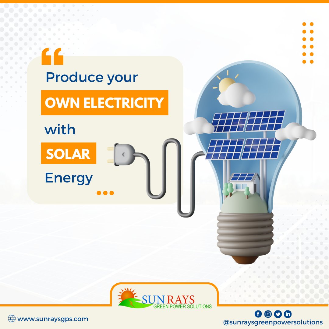 sunraysgps's tweet photo. Reduce your electric bill by going solar! Contact Sun rays Green Power Solutions today and see how easy it is to make the switch.

Click the link in below to know more.
https://t.co/4SyadI87zq
#sunrays #solarenergy #solarpanel #solarinfo#savemoney #solarpower #renewableenergy https://t.co/Dy19lL4Nym