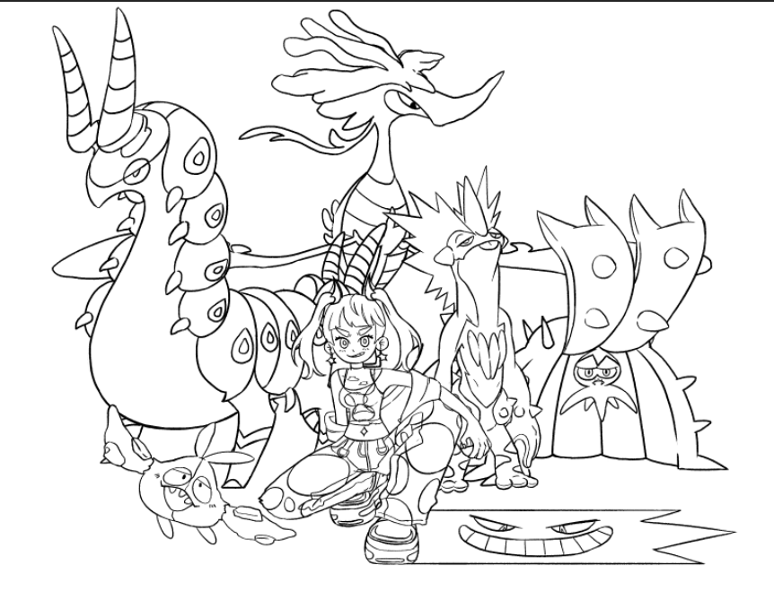 _Oursin's tweet photo. line is done !! https://t.co/8fSBeGEVFQ
