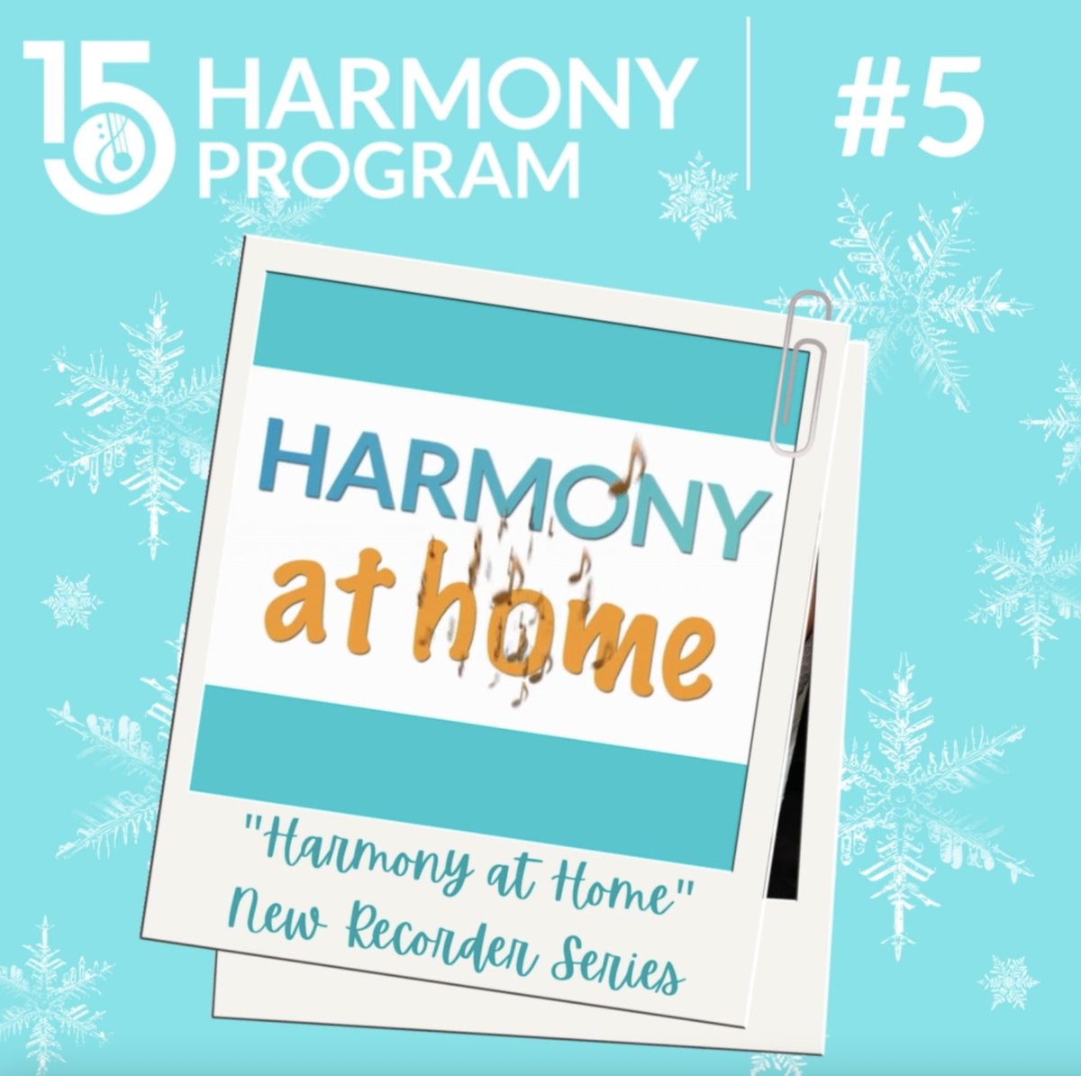 Ever wondered what it is like to learn the recorder? Well here’s your chance! Coming in at #5 is a series of “Harmony at Home” recorder sessions. Check out the first video here, and visit our YoutTube channel for our 10 easy 5-8 min lessons.

youtube.com/@HarmonyProgra…