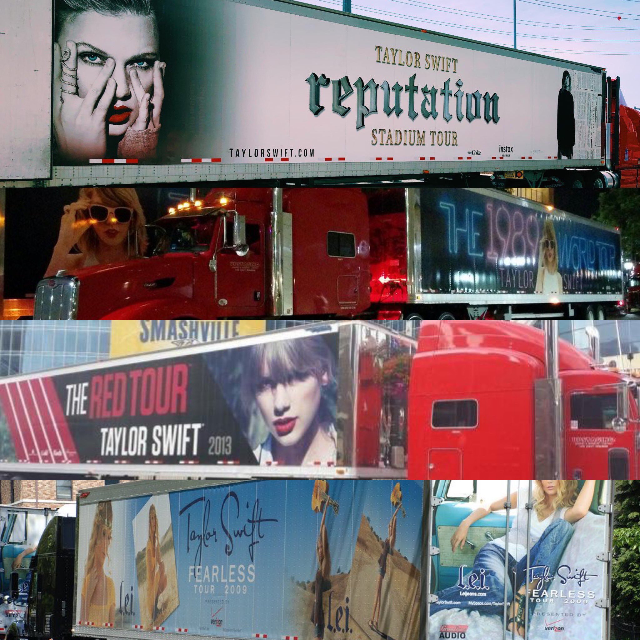 Taylor Swift Red Tour Bus