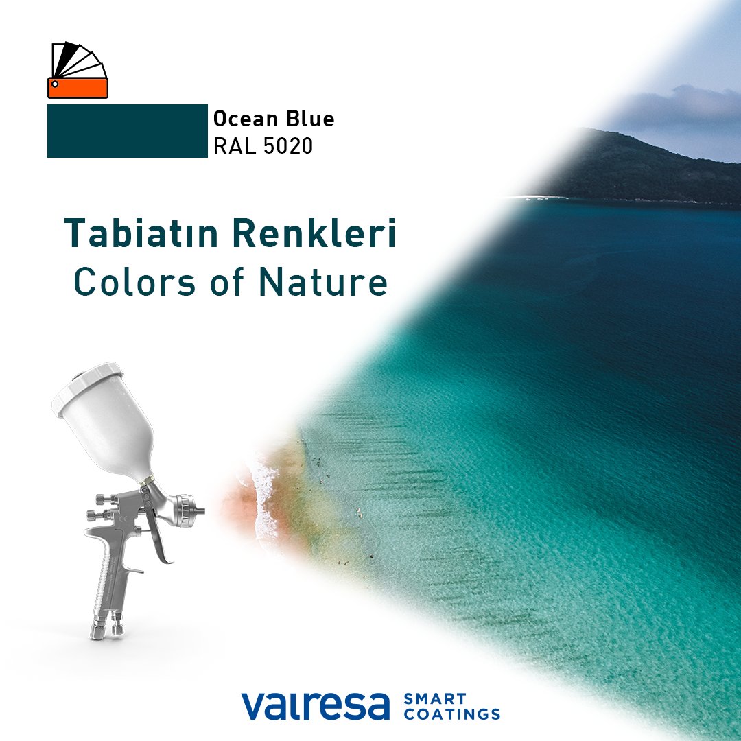 ibavalresa's tweet photo. Su altı dünyasının büyülü renklerini Valresa ile keşfedin.🌊
#Valresa #boyavevernik #ral #okyanusmavisi
Discover the magical colors of the underwater world with Valresa.🌊
#paintandvarnish #ralcolors #oceanblue https://t.co/9JrxRf1mIT