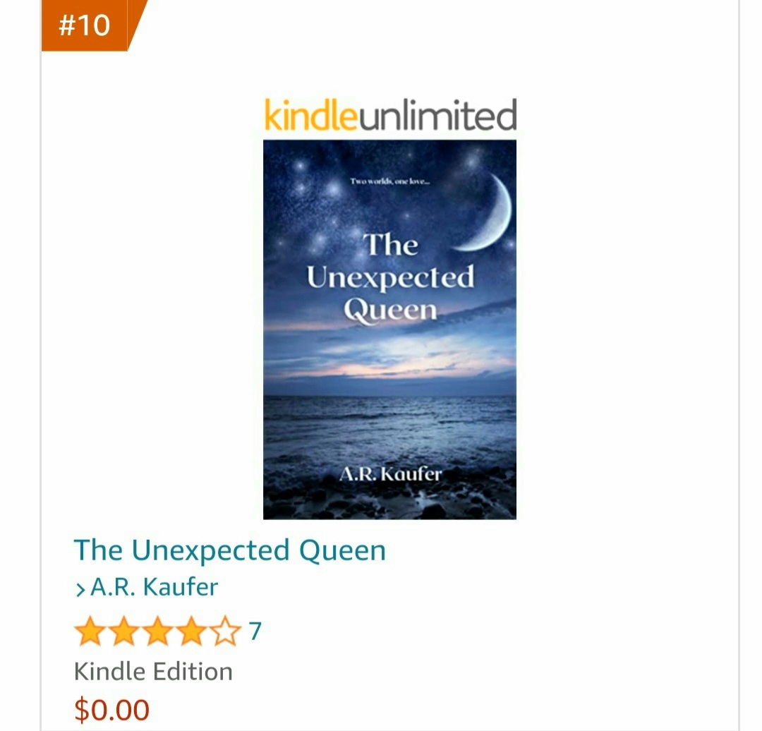 I made it to #10 on Amazon's bestseller list during my giveaway. It didn't last long, but it made me so proud to see it! Thank you to everyone who helped make this possible!