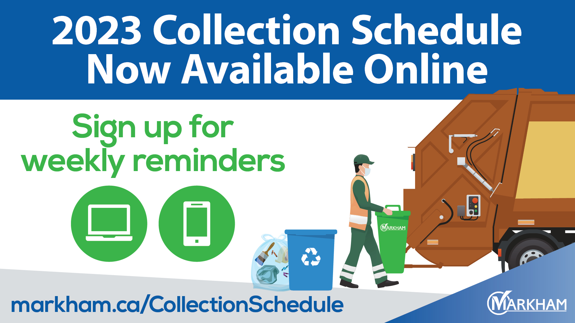 City of Markham on Twitter "Your 2023 Recycling & Garbage Collection