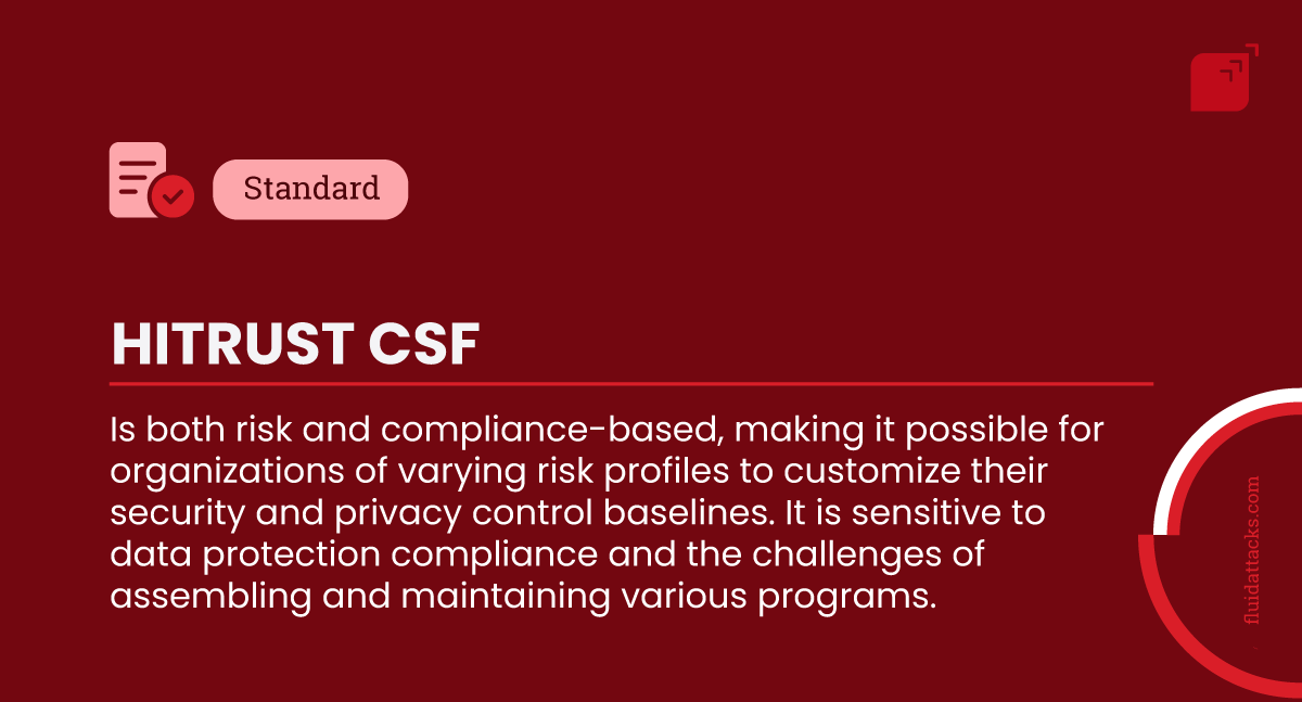 fluidattacks's tweet image. Our Standard of the Week is #HITRUSTCSF. Fluid Attacks makes sure that companies manage private data in a secure way. Read more 🔗bit.ly/3FUlaJT #WeHackYourSoftware
#compliance #compliant #cybersecurity #pentesting #securitytesting #redteam #ethicalhacking #cyberattacks
