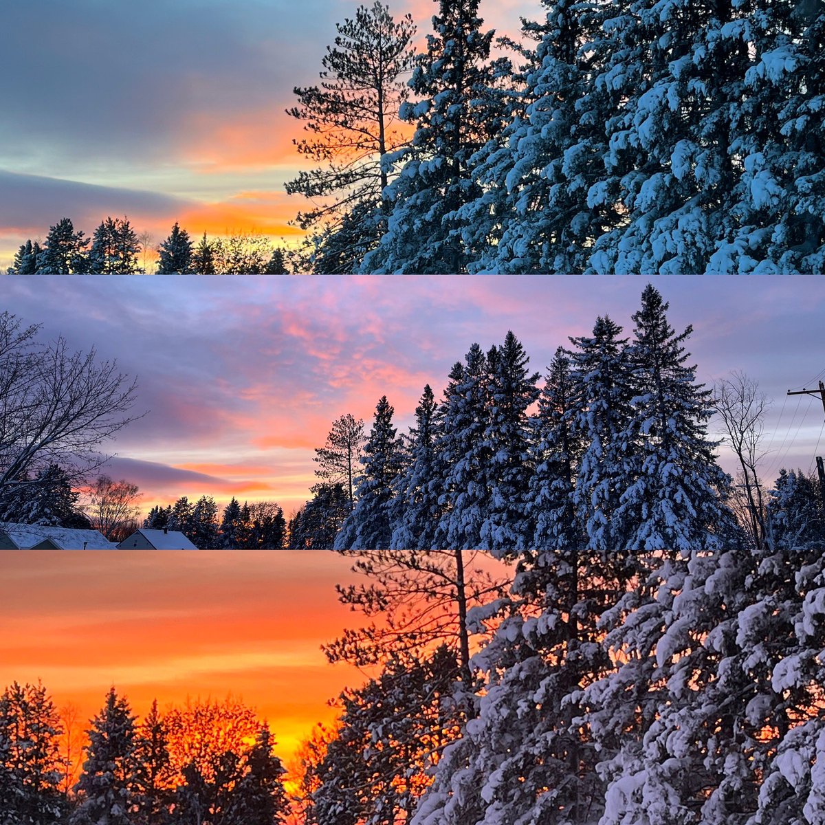 DaveCormier9's tweet photo. As I was plowing last evening, the sky was putting on quite the show
12-26-22
#uppermichigan 
#bigsnowcountry
#wintersunset https://t.co/CS9sJkKm0U