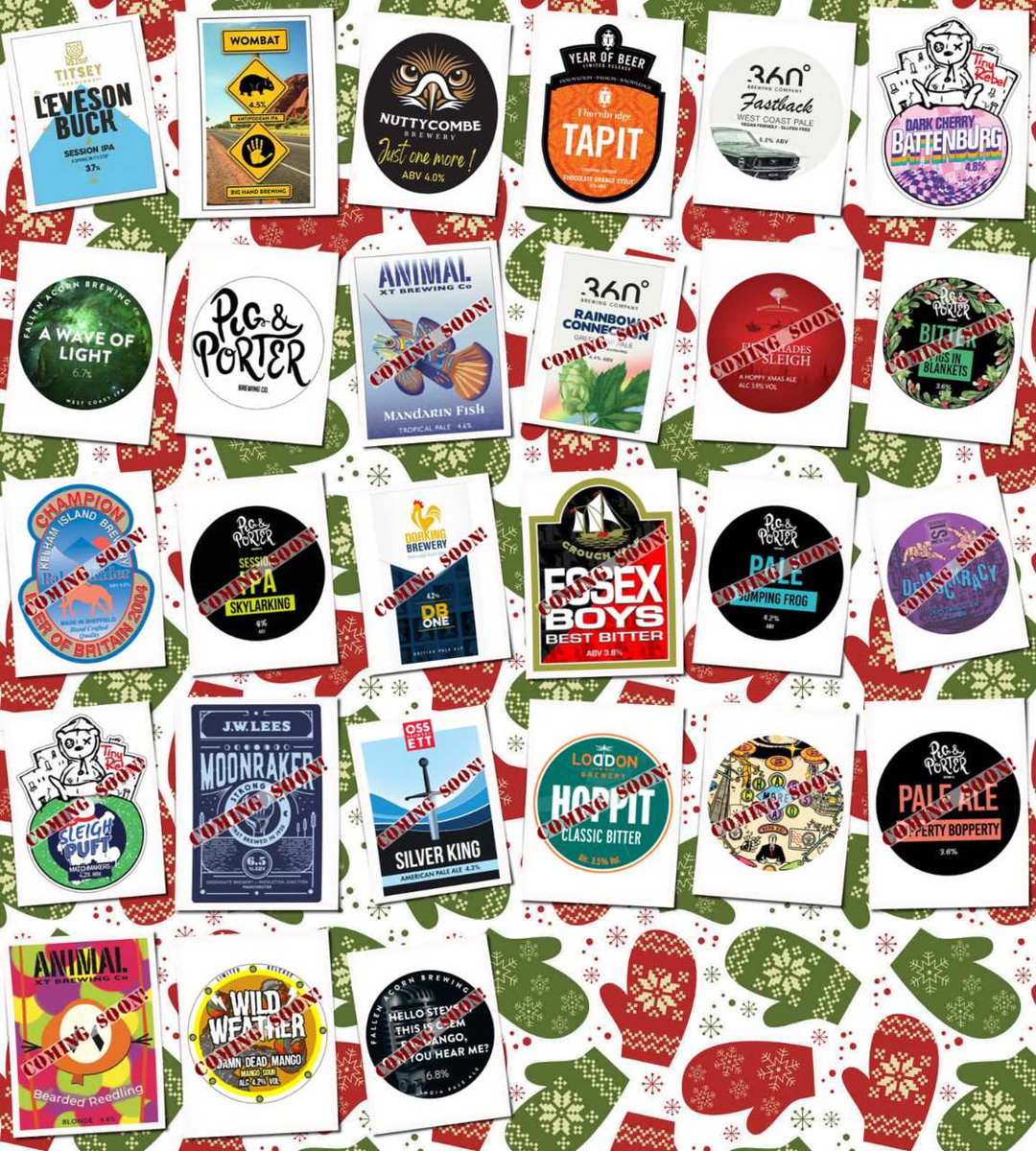 The Radius Arms (@radiusarmsmicro) on Twitter photo Beers to drink in the pub today 27/12 from 4pm
See you there!
Cheers
Beer Board: bit.ly/2Ijmvfo
@titseybrewingco <a href="/BigHandBrewing/">Big Hand Brewing Co</a> <a href="/brewery_b/">Nuttycombe brewery</a> <a href="/thornbridge/">Thornbridge Brewery</a> <a href="/360degreebeer/">360° Has Moved!</a> <a href="/tinyrebelbrewco/">Tiny Rebel</a> <a href="/FallenAcornBrew/">Fallen Acorn Brewing</a> #EastAndMidSurreyCamra
#RealAleFinder Beers to drink in the pub today 27/12 from 4pm
See you there!
Cheers
Beer Board: bit.ly/2Ijmvfo
@titseybrewingco <a href="/BigHandBrewing/">Big Hand Brewing Co</a> <a href="/brewery_b/">Nuttycombe brewery</a> <a href="/thornbridge/">Thornbridge Brewery</a> <a href="/360degreebeer/">360° Has Moved!</a> <a href="/tinyrebelbrewco/">Tiny Rebel</a> <a href="/FallenAcornBrew/">Fallen Acorn Brewing</a> #EastAndMidSurreyCamra
#RealAleFinder