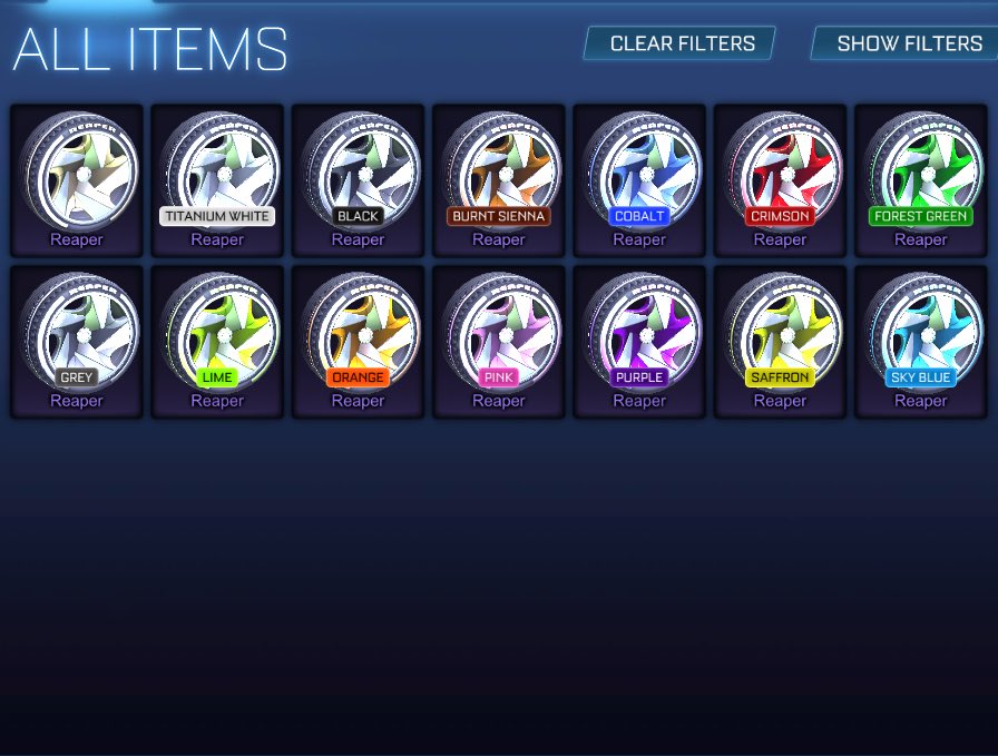 REAPER SET GIVEAWAY

*ALL PLATFORMS*

 How to enter:
☑️ Follow <a href="/kandykernal/">DG kandy</a> 
☑️ Follow <a href="/RocketStarRL/">RocketStar @ Raleigh</a>
☑️ Retweet this tweet

Winner Announced: January 14th

<a href="/RocketLeague/">Rocket League</a>
 #Giveaway