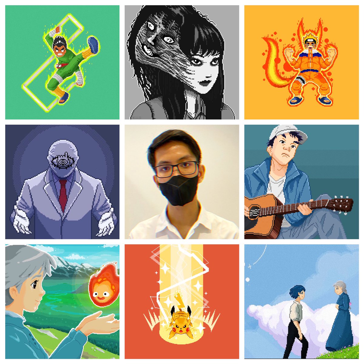BaminPixels's tweet photo. My entry to #ArtVsArtist2022, hopefully I'd get to stick around for more entries in the upcoming yrs, since it's so fun drawing w/ chunky squares. 👾 May we all grow &amp; achieve more this 2023! ✨
#artvsartist #pixel #pixelart #pixaki #pixilart #aseprite #art #artist #artistsupport https://t.co/gymMjxfLmY