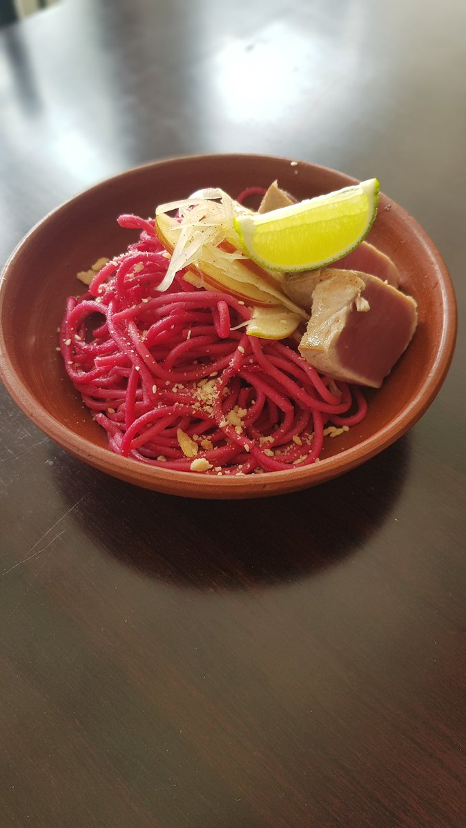 coralinn_mv's tweet photo. Pink pasta with fresh tuna 🍽
#indianocean #Maldives #tropics #beetrootpasta #recipe #tuna #foodie #LunchTime #travel #Thulusdhoo https://t.co/sfeWxm9SVj