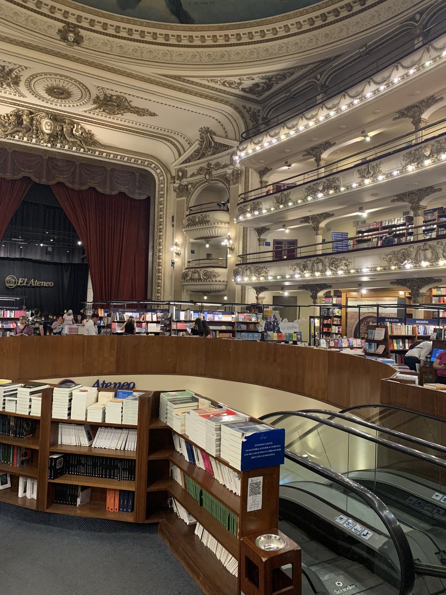 This incredible bookshop in Buenos Aires is in a converted theatre.