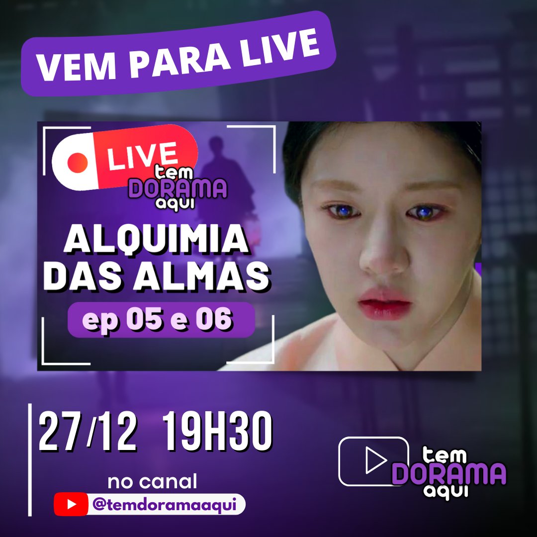 temdoramaaqui's tweet photo. É HOJE as 19h30!!!
Ative as notificações 
Link 👉 https://t.co/uwxrH5a6VA https://t.co/uspXdfXuUX