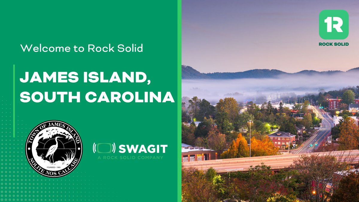 Welcome to Rock Solid, James Island, SC! The town of James Island has chosen Swagit's video streaming solution to improve citizen engagement. #welcome #govtech