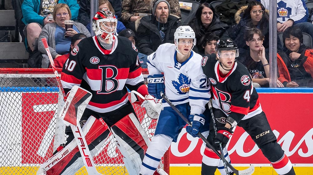 ICYMI, the <a href="/TorontoMarlies/">Toronto Marlies</a> edged the <a href="/BellevilleSens/">Belleville Senators</a> in front of more than 11,000 fans in a #BoxingDay showdown at <a href="/ScotiabankArena/">Scotiabank Arena</a> yesterday.

📷: <a href="/ChrisTSGphoto/">Christian Bonin</a>