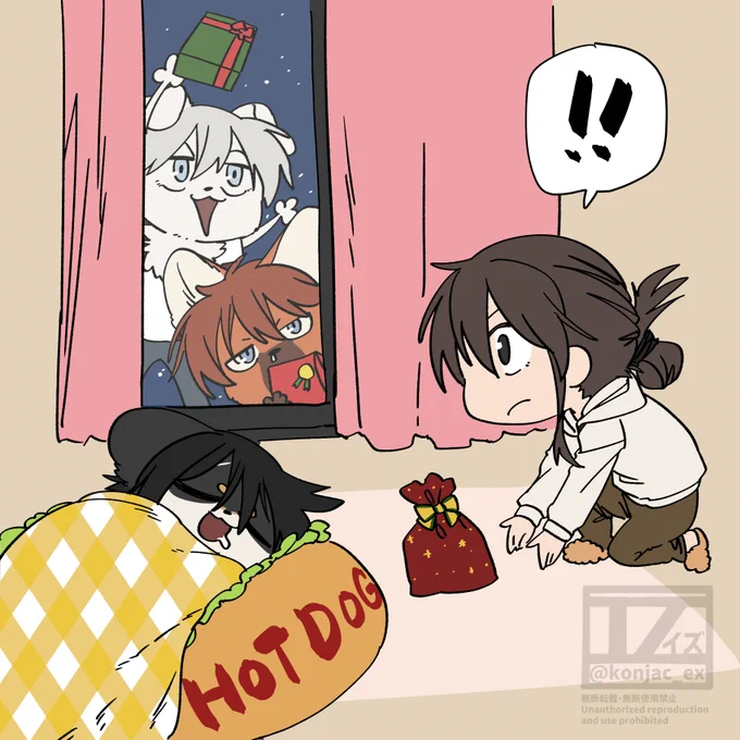めっちゃ遅刻してるけどクリスマス落書き 