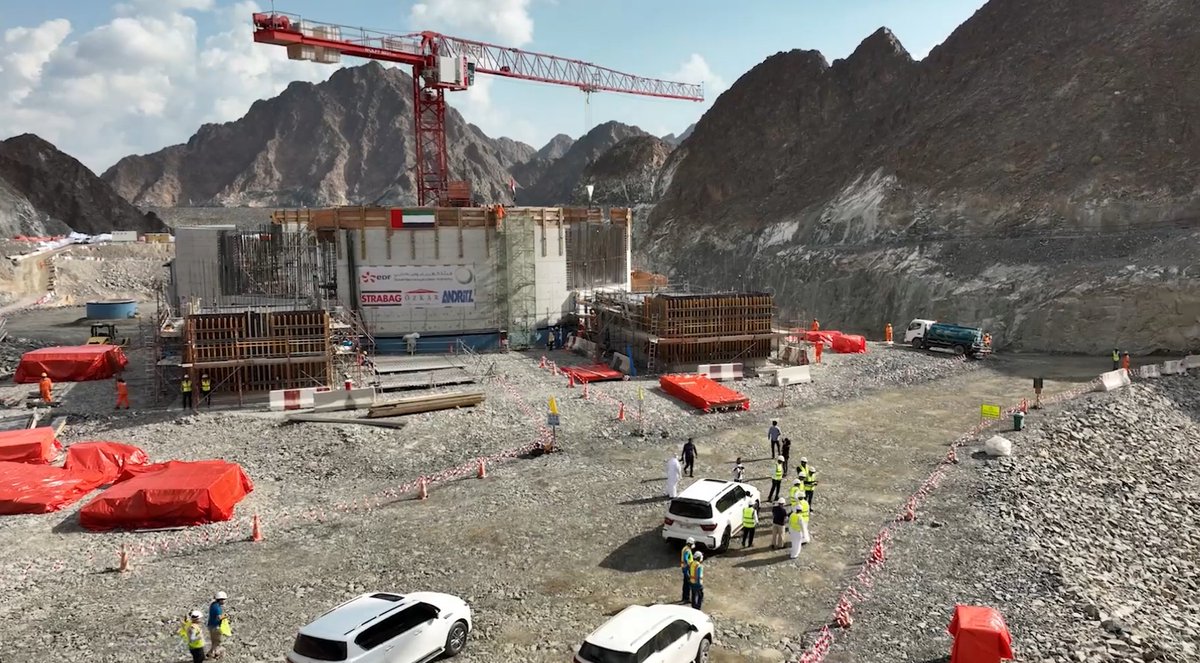 CWMiddleEast's tweet photo. πππππππ ππππππ: Construction activity is rapidly progressing on @DEWAOfficial's pumped-storage #Hatta #hydroelectric power plant, which is the first station of its kind in the GCC
Read all about the project in the story: https://t.co/tamMeh5JjL
#hattadevelopment https://t.co/KmRwWlqcDg