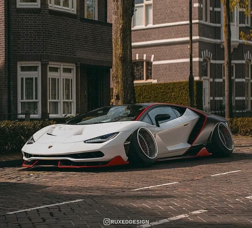 stanceit's tweet photo. Squished Lambo https://t.co/hf5pL8xf31