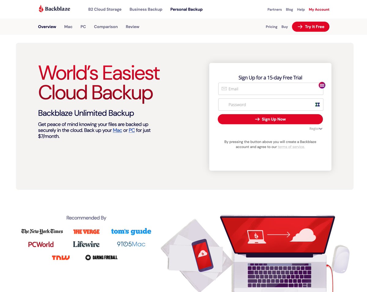 [For Fellow Photographers] Give yourself permission to exhale. We wear multiple hats. "IT professional" shouldn't be one of them.

@Backblaze is what you need to set up for your computer and hard drives and let the app run in the background.

secure.backblaze.com/r/026jge [affiliate]
