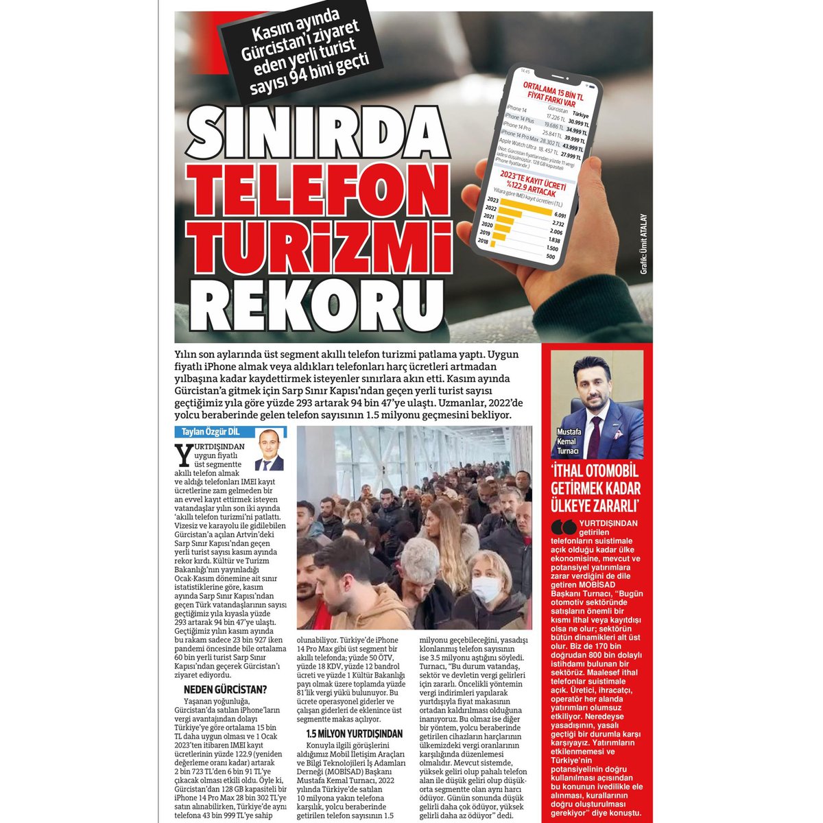 mobisadorg's tweet photo. Başkanımız Mustafa Kemal Turnacı, Hürriyet Gazetesi Ekonomi Editörü Taylan Özgür Dil’in sınırlardaki telefon turizmine ilişkin sorularını yanıtladı. 

@mustafa_turnaci @taylandil @Hurriyet https://t.co/GmIy0fEoBq