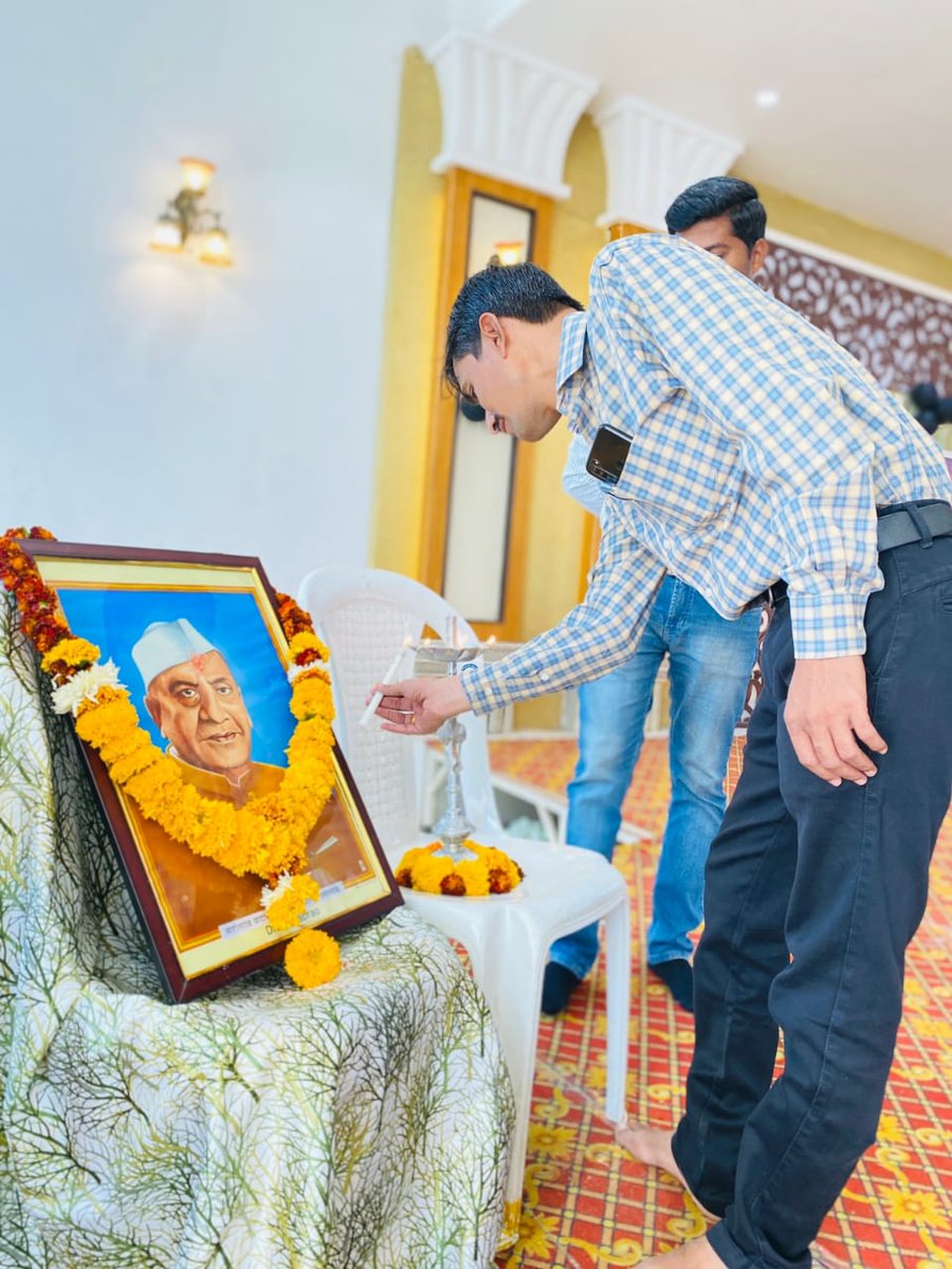 nssmwca's tweet photo. Celebration  of 124th Birth Aniversary of Dr. Panjabrao Deshmukh at Marotrao Wadhafale College of Agriculture, Yavatmal.#anniversary #birthday #agriculture https://t.co/IPTGKubhN6