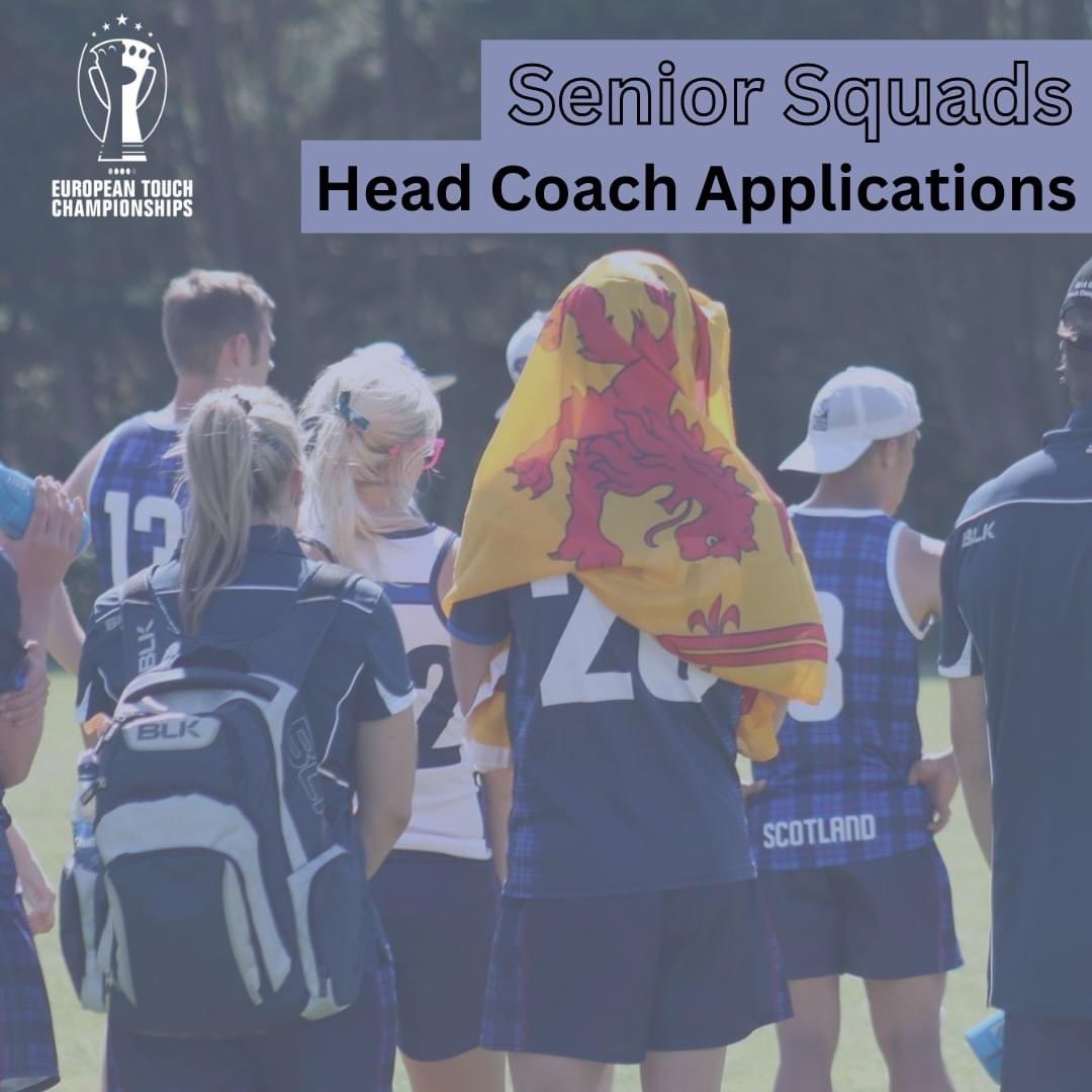 Could you lead our Senior Mixed or Women's 40 squads at the upcoming European Touch Championships?  

We're looking to recruit two head coaches, further information join the roles and application process in online.

scottishtouch.org.uk/news-press/202…