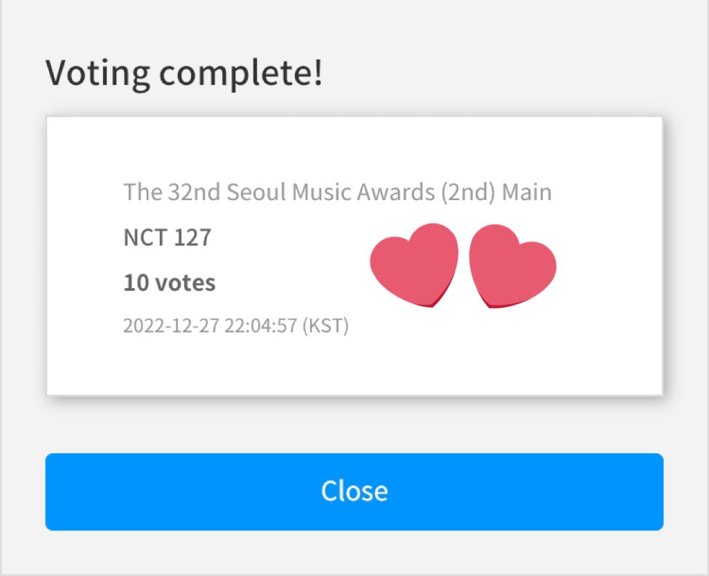 jymgmg's tweet photo. SMA voted for #NCT127
keep voting!
#onlyfor127 https://t.co/8WBFJSHDPL