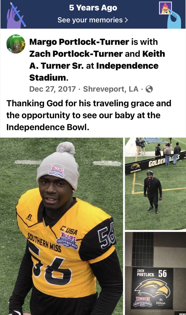 Throw back 5 years ago our son was blessed to dress for his 1st bowl game vs Florida State.