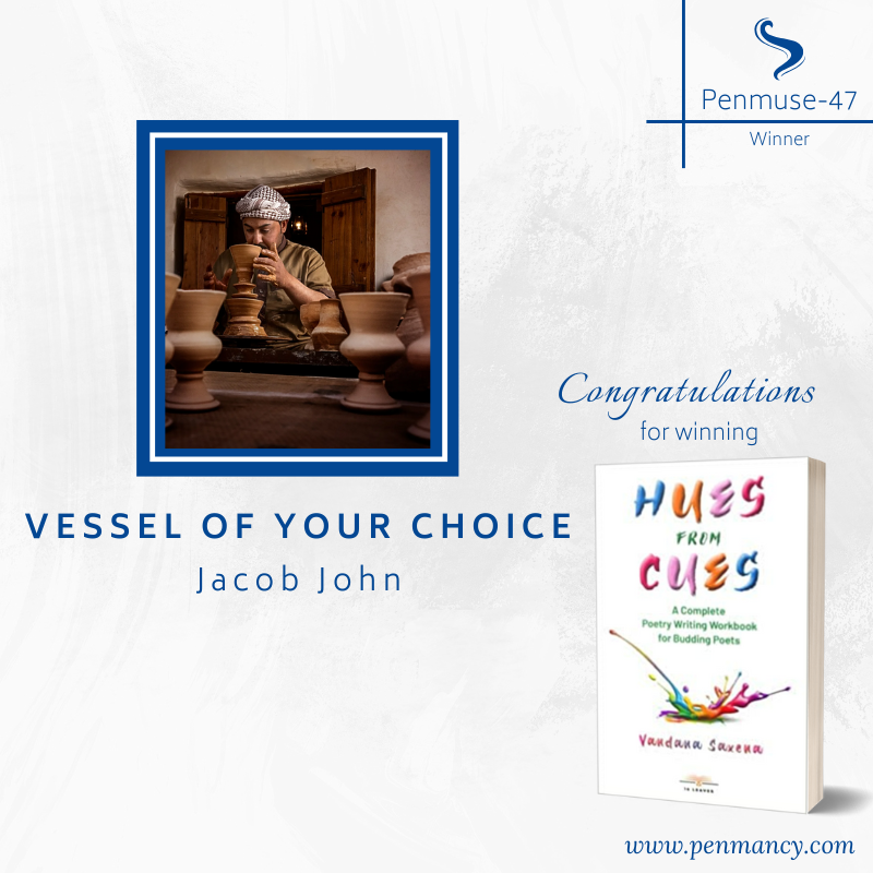 penmancy's tweet photo. ***#PENMUSE-47 WINNER ANNOUNCEMENT***
Let's congratulate
🥇 Jacob John for Vessel of Your Choice
🥈 Gowri Bhargav for Providence
🥉Lakshmi Ajoy for Thy Tender Touch
They wrote for this #writingprompt: https://t.co/GivKzCUvm3
#writingcommunity #poetrycontest #poetry https://t.co/kwjsgJowJG