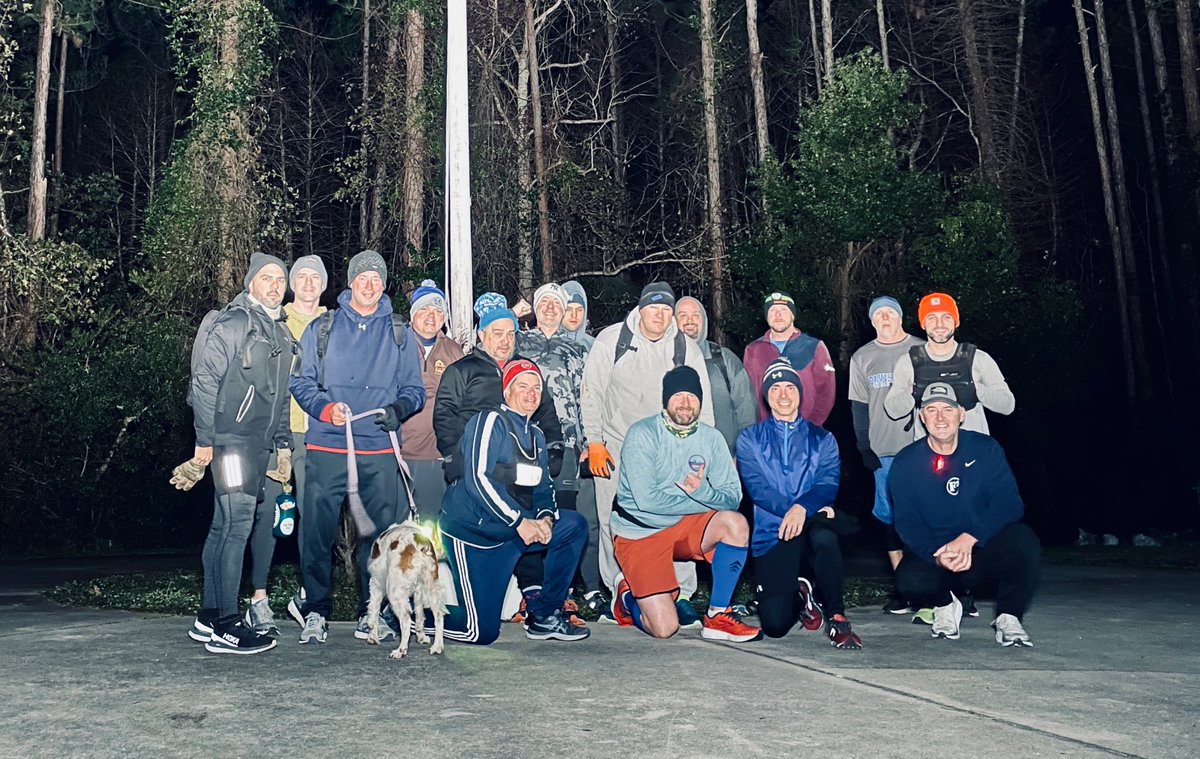 chrisgambino's tweet photo. Maybe you like to run, maybe you like to ruck or maybe youβre ready to set some intentions for the New Year; we covered it ALL today! Even the dog showed up πΆ @f3jacksonville @F3Nation @F3QSource #8Block #OneWord #Run #Ruck #Fitness #Fellowship #Faith https://t.co/c6rpZEcQ9i