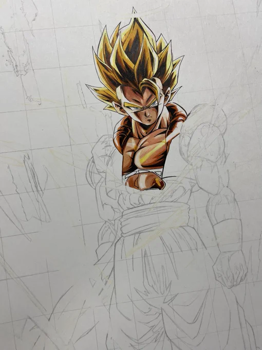 レジェンズの模写1度も完成させたことないから今度こそは頑張りたい 