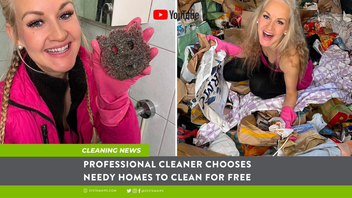 system4ips's tweet photo. #Cleaning for free? This influencer does exactly that. She is a #professionalcleaner who wanted to help others by choosing someone who could not afford her service. See her magical work!
https://t.co/GkdSTrxwTC

#aurikatariina #system4ips #rhodeisland #connecticut #massachusetts https://t.co/ckbpeYcuyz