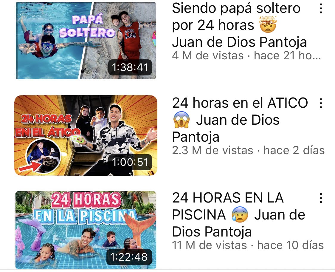 Juandedios_P's tweet photo. Mis últimos 3 videos duran más de 1 hora jajaja me mame 😂 https://t.co/1bzg9utU4j