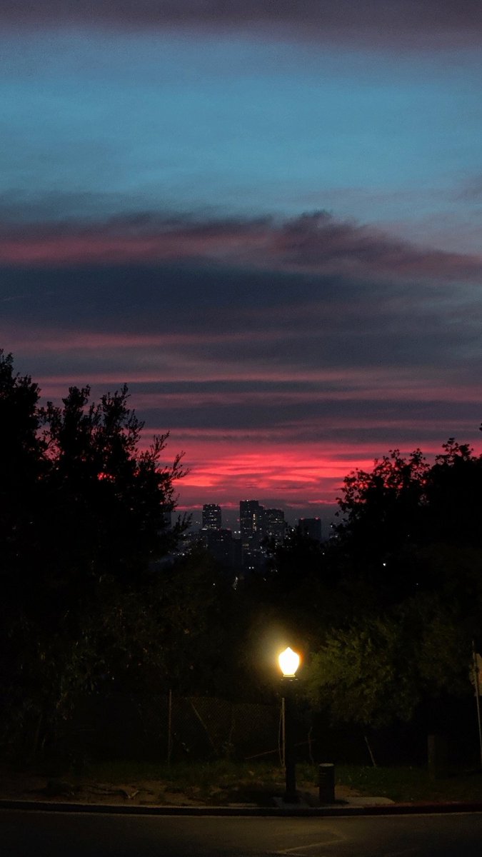 The pink skyline over DTLA just before sunrise is always amazing to me.

GM