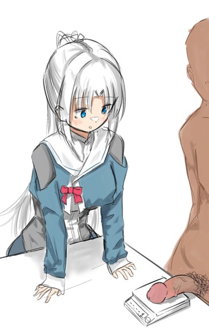 ちん重を量る朝武芳乃 