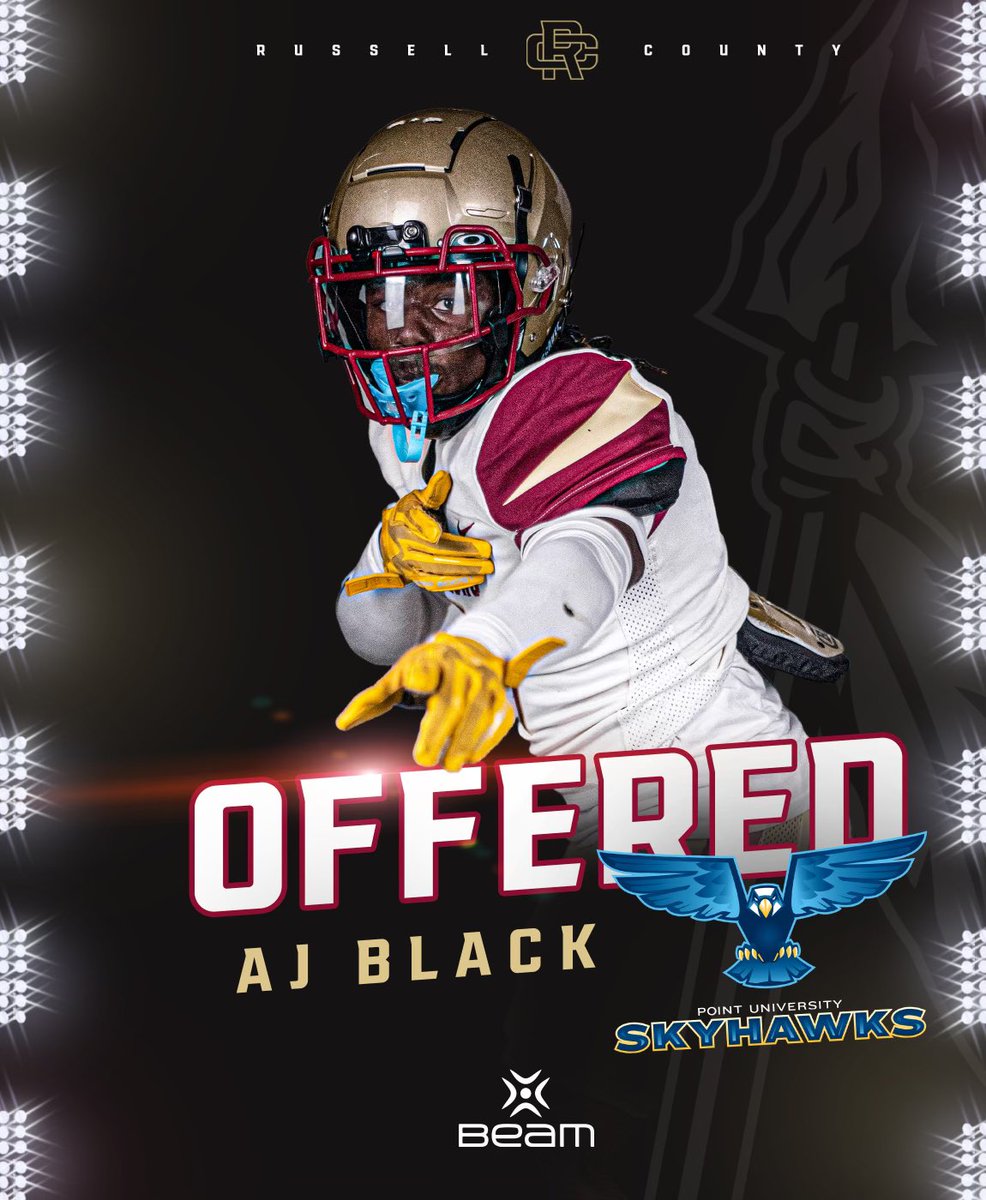 Congratulations to <a href="/king_aj11/">aj black</a> on another Offer from <a href="/PointFootball/">Point University Football</a> 💥

#RiseUp  🍢  #WeAreTheStandard  🏈  #CTS