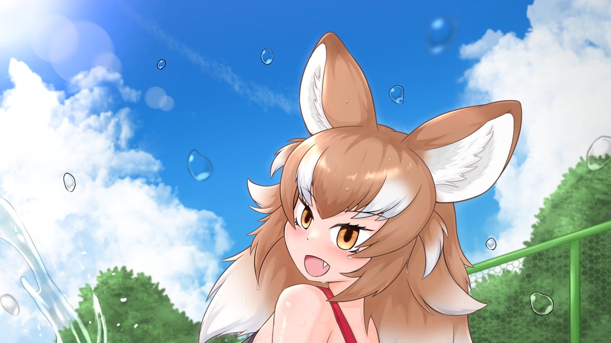 【C101告知⑥】
東ラ27a「お風呂入ったえらい」にて頒布の競泳水着合同にニホンオオカミちゃんのイラスト1ページ参加させていただいてます!(2022/11頒布)
詳細は引用ツイートにて
https://t.co/G89xUfSJPE 