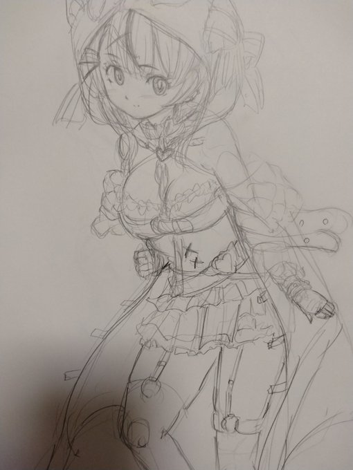 どうすっかなー、俺もなー

さっきの絵をガチで練り上げれば、
数段レベルを上げられるとは思う。

しかし、
失敗の可能性は高い

この辺の得意構図でならすべきか 