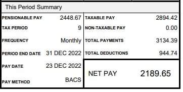 KatPaton13's tweet photo. This is my pay for December, for 167 hours of work (plus I finished over an hour late on at least 3 shifts this month, 1 of which turned my 13 hour Sunday shift to 14 hours, and I was back at work less than 10 hours later) and 36 hours of annual leave https://t.co/hn732lXx4N