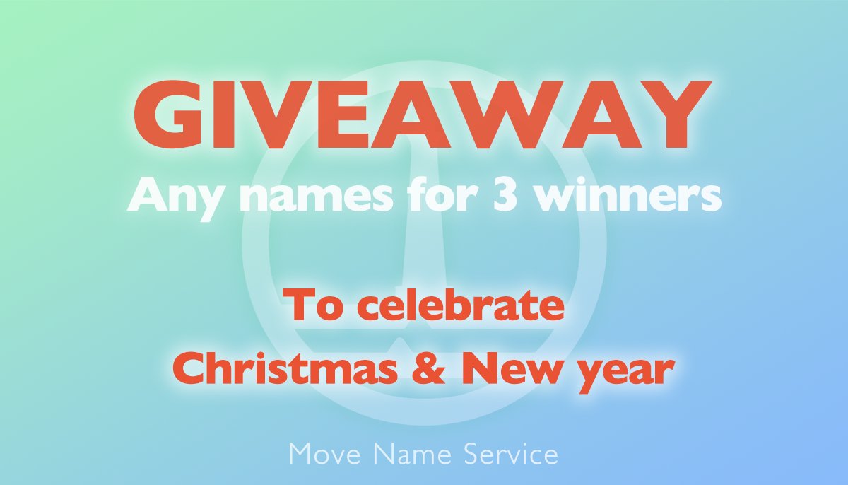 Three winners will be drawn from those who purchased a MNS name (not a subdomain) between 24 Dec ~ 7 Jan.

The winners can get a names they want✨

#AptosEcosystem #AptosNFTs