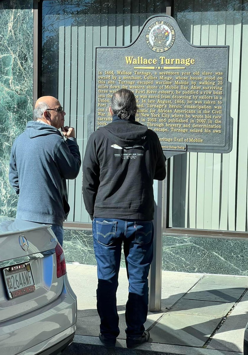 We give our tour to people from around the world,but it’s also very satisfying to share our history with native Mobilians &amp; observe pedestrians reading/learning Mobile history as they enjoy our walkable downtown. #CulturalHeritage National Underground Railroad Network to Freedom