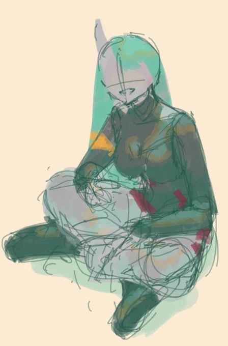 果たして年が開ける前に描き終わるか 