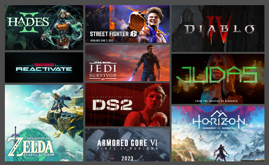 TheGLabTech's tweet photo. So, which game are you most excited about? 😎 https://t.co/yz6FgXYPVa