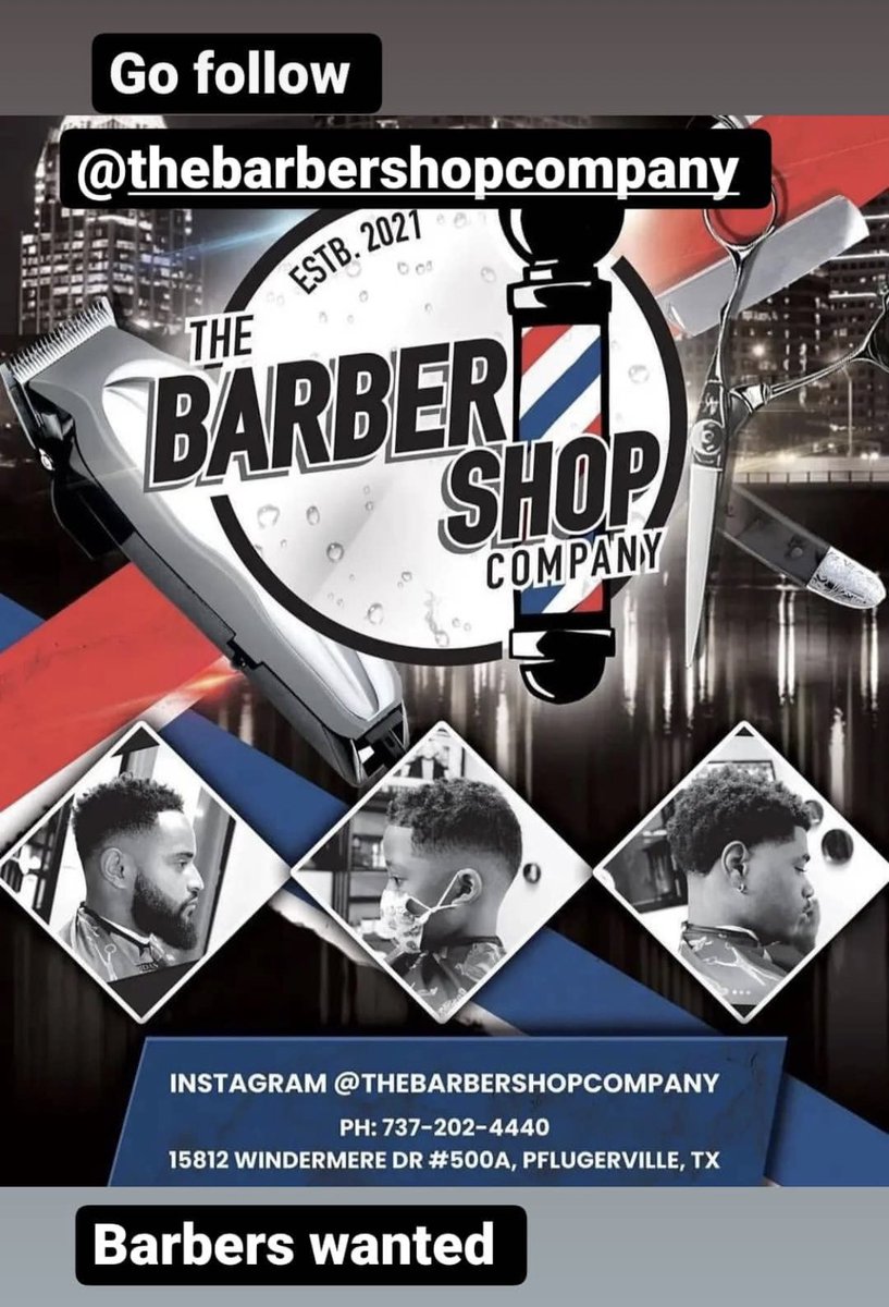 traethebarber's tweet photo. LOOKING FOR BARBERS/BRAIDERS WHO WANT TO THE JOIN THE EMPIRE. CONTACT INFO BELOW. https://t.co/pZAesbZ4or